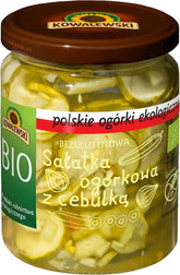 Cucumber salad with onion gluten-free ORGANIC 540 ml (270 g) - KOWALEWSKI